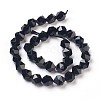 Natural Black Onyx Beads Strands G-K282-01C-2