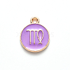 Alloy Enamel Pendants ENAM-S124-01B-01B-2