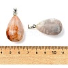 Natural Cherry Blossom Agate Pendants GG-K002-09P-3