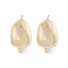 Brass Stud Earring Findings for Women EJEW-M071-01G-1