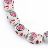 Handmade Porcelain Bead Strands PORC-N007-14C-3