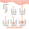 Flower Stitch Markers HJEW-AB00275-2