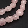 Nuggets Natural Madagascar Rose Quartz Beads Strands G-N0164-17-2