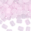 100Pcs Transparent Spray Painted Glass Beads GLAA-PA0001-60C-7