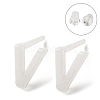 Hypoallergenic Bioceramics Zirconia Ceramic Stud Earrings EJEW-F340-04V-1