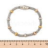 304 Stainless Steel Mesh Chain Bracelets for Women BJEW-Z087-15P-3