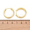 Brass Huggie Hoop Earrings EJEW-F260-01B-G-2