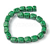 Synthetic Malachite Beads Strands G-F743-02J-3