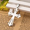 304 Stainless Steel Cross Pendants STAS-I035-31-3