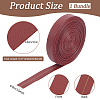 5M Folding PU Leather Flat Cord OCOR-WH20012-14C-12-2