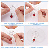 24Pcs 12 Colors Brass Wine Glass Charms AJEW-GO00016-3