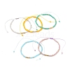 Adjustable Nylon Thread Braided Bead Bracelets BJEW-JB05528-1