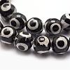 Tibetan Style 3-Eye dZi Beads G-K166-01-10mm-L1-01-3