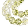 Crackle Transparent Glass Beads Strands GLAA-N068-06A-08-3