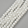 Electroplate Glass Beads Strands EGLA-A034-J8mm-A01-1