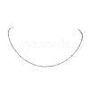 304 Stainless Steel Slider Necklace Makings AJEW-JB01272-02-3