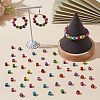 800Pcs Opaque Acrylic Enamel Beads MACR-SC0002-50-4
