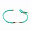 Braided Nylon Cord Bracelet Making MAK-A017-D01-09G-2