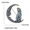 Alloy and Glass Rhinestone Brooch PW-WG8947A-01-1