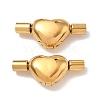 304 Stainless Steel European Clasps with Cord Ends SA-CBABC0F-07G-1