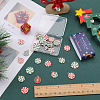 SUNNYCLUE 40Pcs 10 Style Christmas Themed Alloy Enamel Pendants ENAM-SC0003-74-3