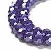 Electroplate Opaque Glass Beads Strands LS-EGLA-A035-P6mm-A09-3