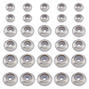 DICOSMETIC 50Pcs 3 Style 316L Surgical Stainless Steel Beads STAS-DC0014-49-1