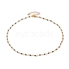 Faceted Round Natural Spinel Beaded Necklaces NJEW-JN03215-01-1