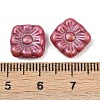 Czech Pressed Glass Beads GLAA-I061-05A-3