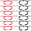 12Pcs 2 Styles Adjustable Polyester Thread Braided Bracelets for Women Men BJEW-UN0001-88B-1