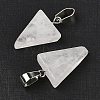 Natural Quartz Crystal Pendants G-B127-04P-10-2