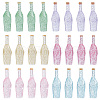 Olycraft 24Pcs 6 Colors Dummy Bottle Transparent Resin Cabochon RESI-OC0001-58-1