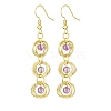 3 Pairs 3 Styles Natural Mixed Gemstone Beaded Dangle Earrings EJEW-TA00272-2