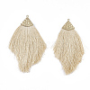 Polyester Tassel Big Pendant Decorations FIND-T042-07-1