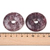 Natural Lepidolite Pendants G-K099-40mm-02-3
