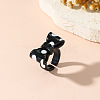 Acrylic Cuff Open Rings for Women WG33292-03-1
