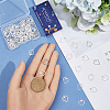 100Pcs Tibetan Style Alloy Charms FIND-SC0012-39S-3