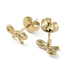 Ion Plating(IP) 304 Stainless Steel Stud Earrings EJEW-P258-33G-2