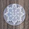 Christmas Snowflake DIY Silicone Pendant Molds DIY-A054-01B-4