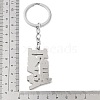 Alloy Enamel Keychains KEYC-P020-A04-3