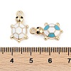 Alloy Enamel Pendants FIND-K020-26G-2