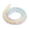 Transparent Painted Glass Beads Strands X1-DGLA-A034-T4mm-A15-5