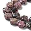 Natural Rhodonite Beads Strands LS-G-NH0004-025-4