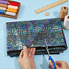 Polyester Elastic Fabric with Crocodile Pattern DIY-PH0036-91B-3
