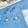 40Pcs Brass Earring Hooks KK-BBC0024-45-4