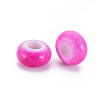 Baking Paint Opaque European Acrylic Beads MACR-S308-18-3