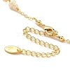 Natural Pearl & Natural Peridot Beaded Necklaces NJEW-M214-03G-3