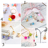 DIY Globe Dangle Earring Making Kits DIY-PH0013-05G-6