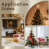 Star Plastic Christmas Tree Topper Ornaments AJEW-WH20004-17A-5