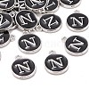 Platinum Plated Alloy Charms LS-ENAM-S118-02N-P-4